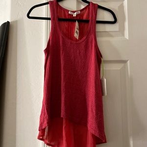 Brand new Flowy tank with knitted front design